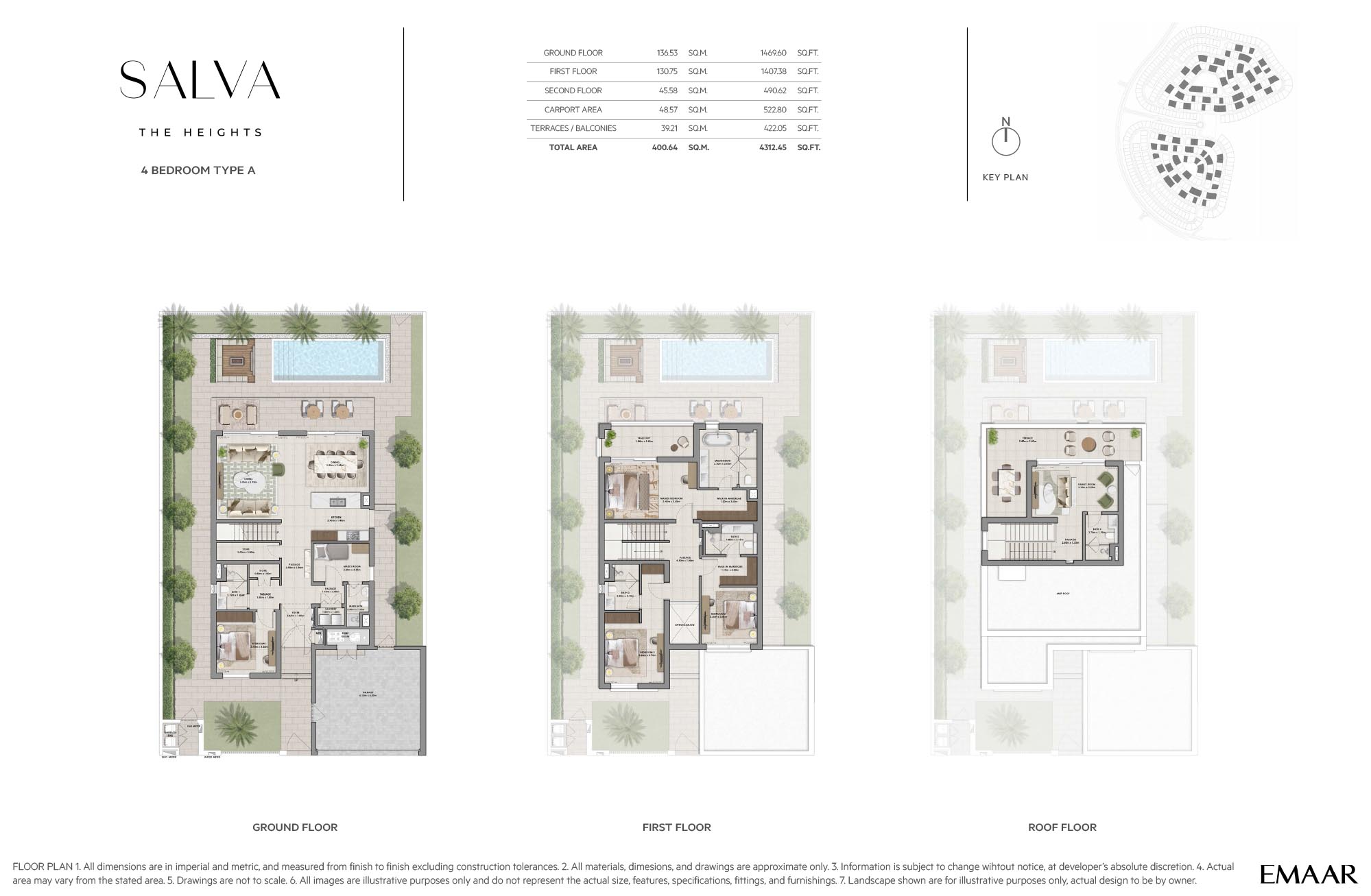 Salva at The Heights floor plan 2