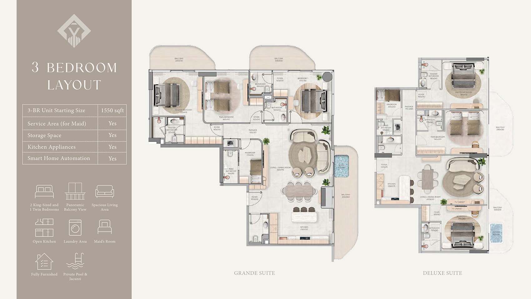 Vestoria Bay at Dubai Islands floor plan 3