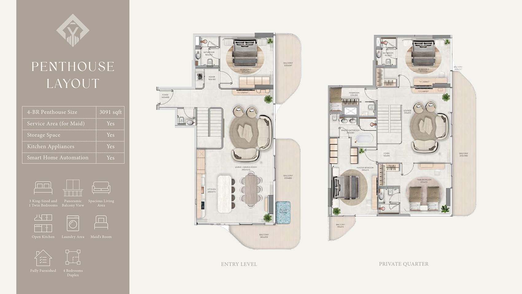 Vestoria Bay at Dubai Islands floor plan 4