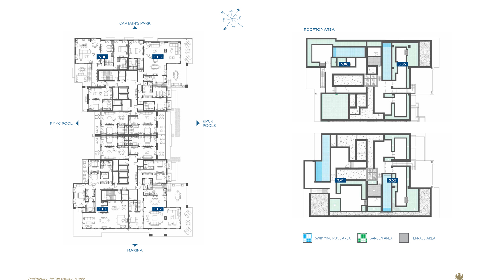 Regent Pool Club Residences Baia floor plan 1