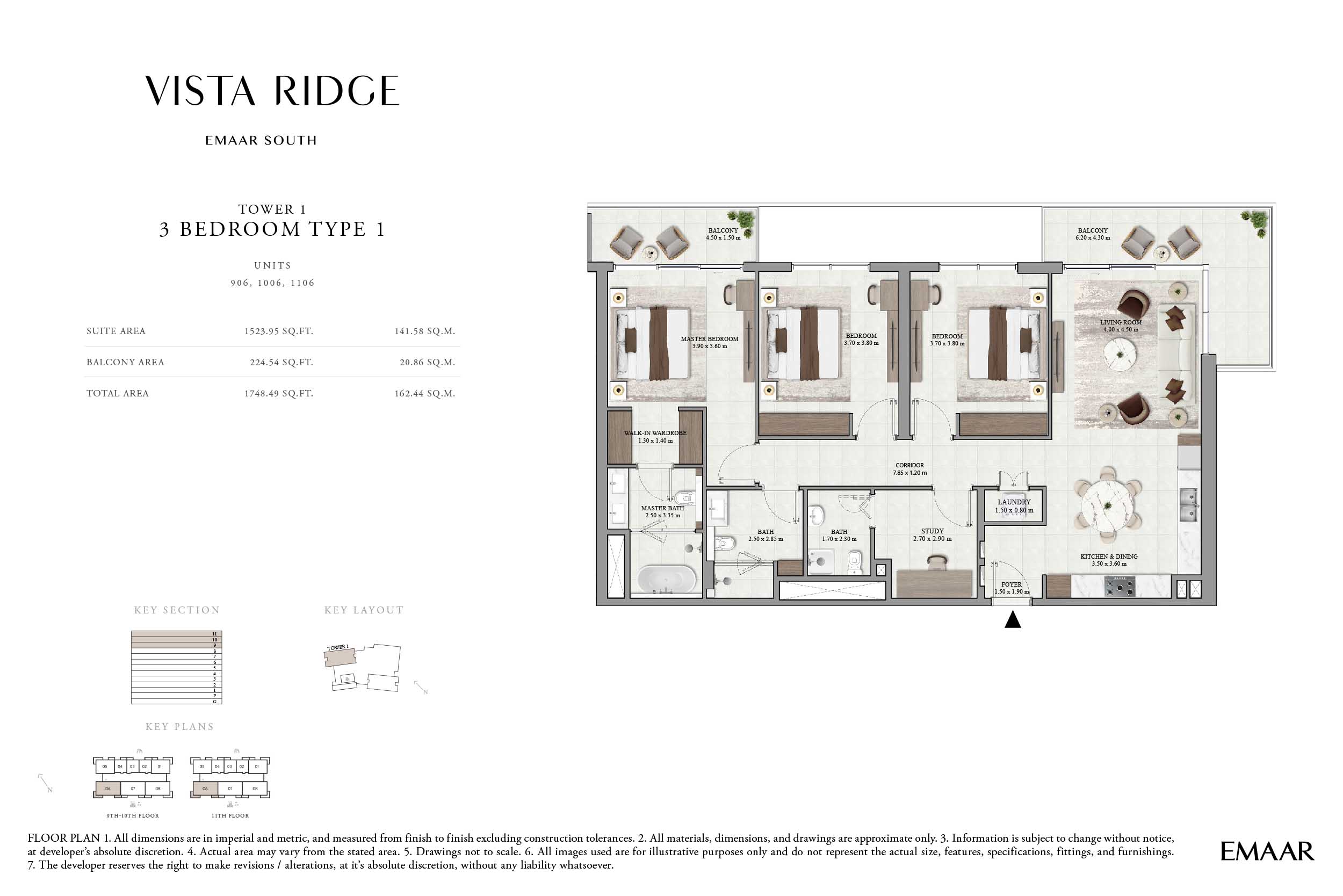 Vista Ridge at Dubai South floor plan 3