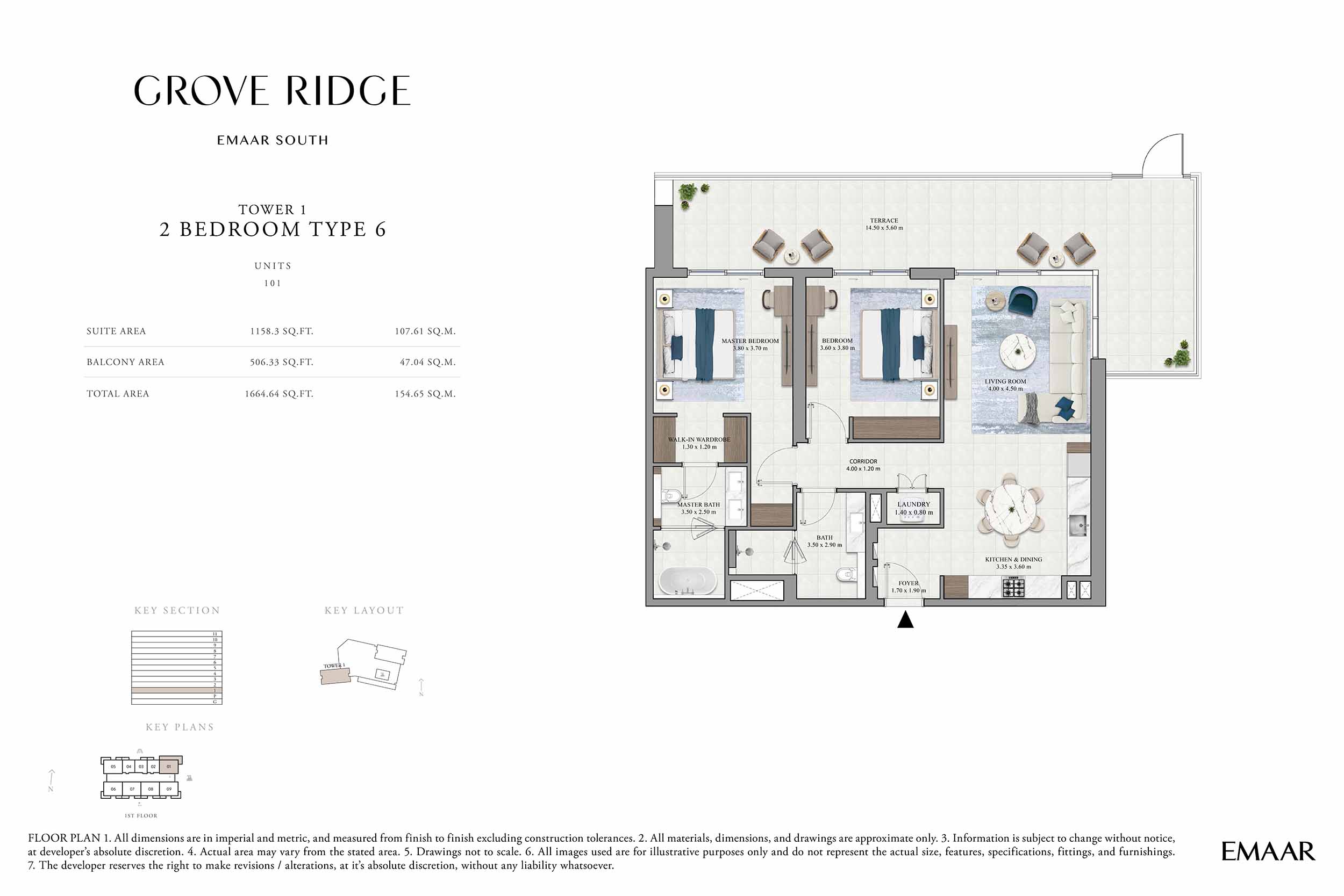Grove Ridge at Dubai South floor plan 2