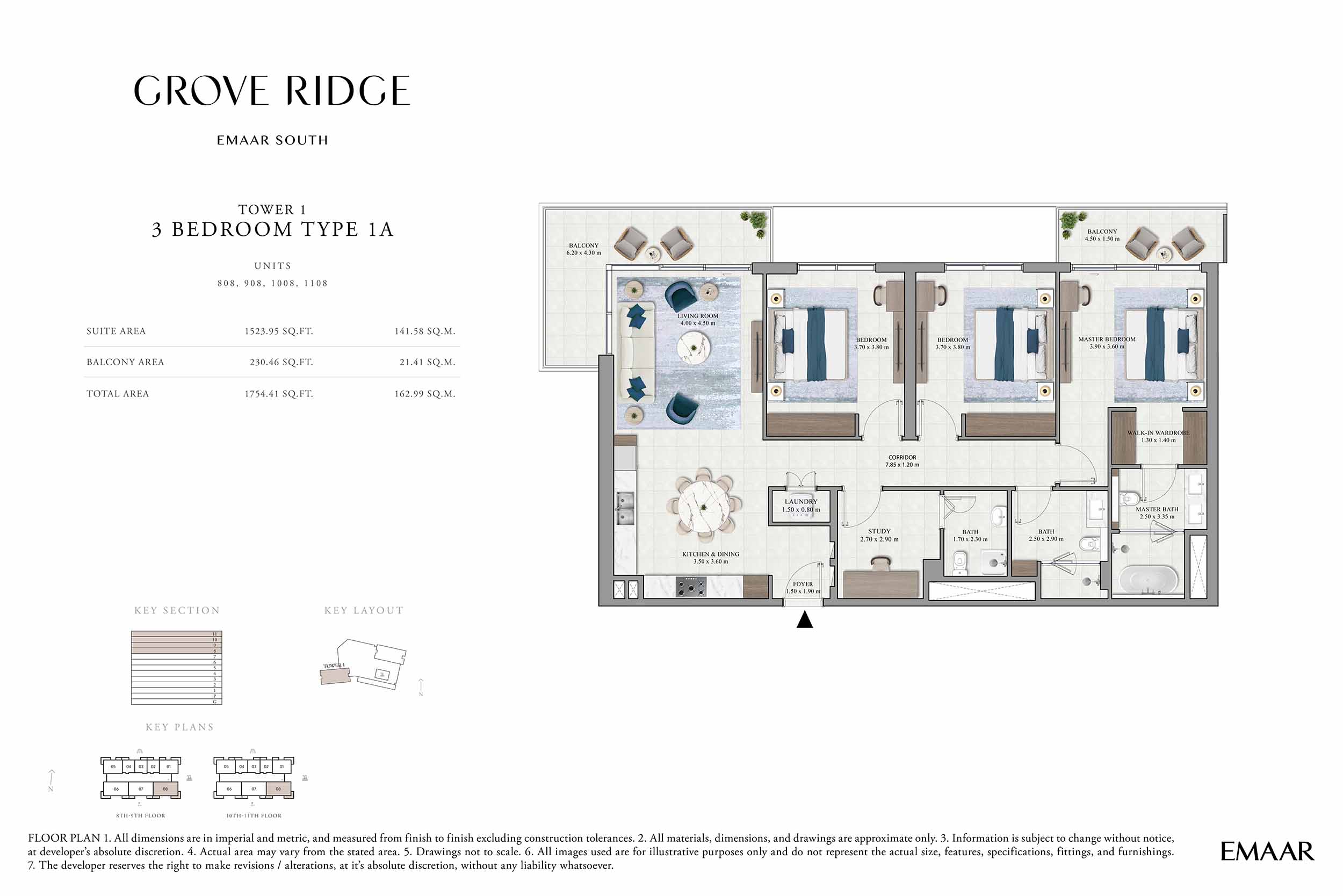 Grove Ridge at Dubai South floor plan 3