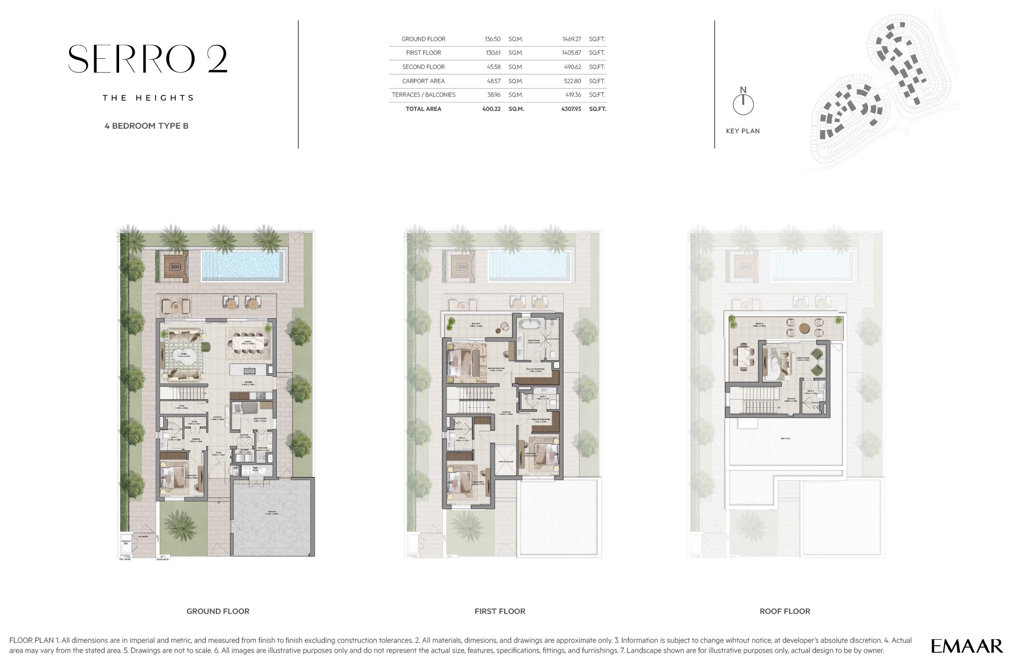 Serro 2 at The Heights floor plan 2