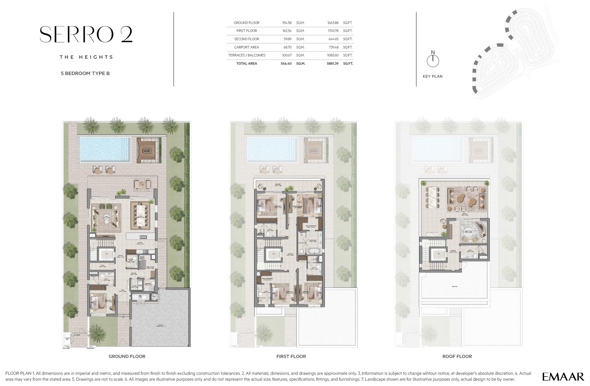 Serro 2 at The Heights floor plan 3