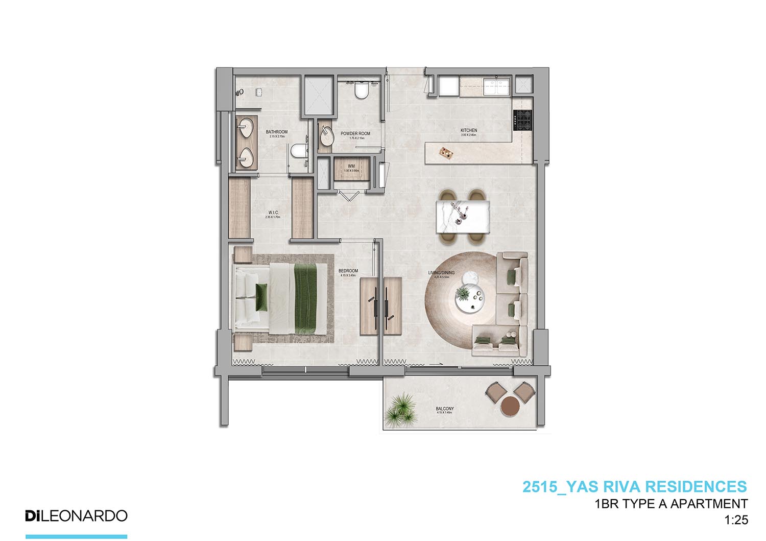 Yas Riva Residences floor plan 2