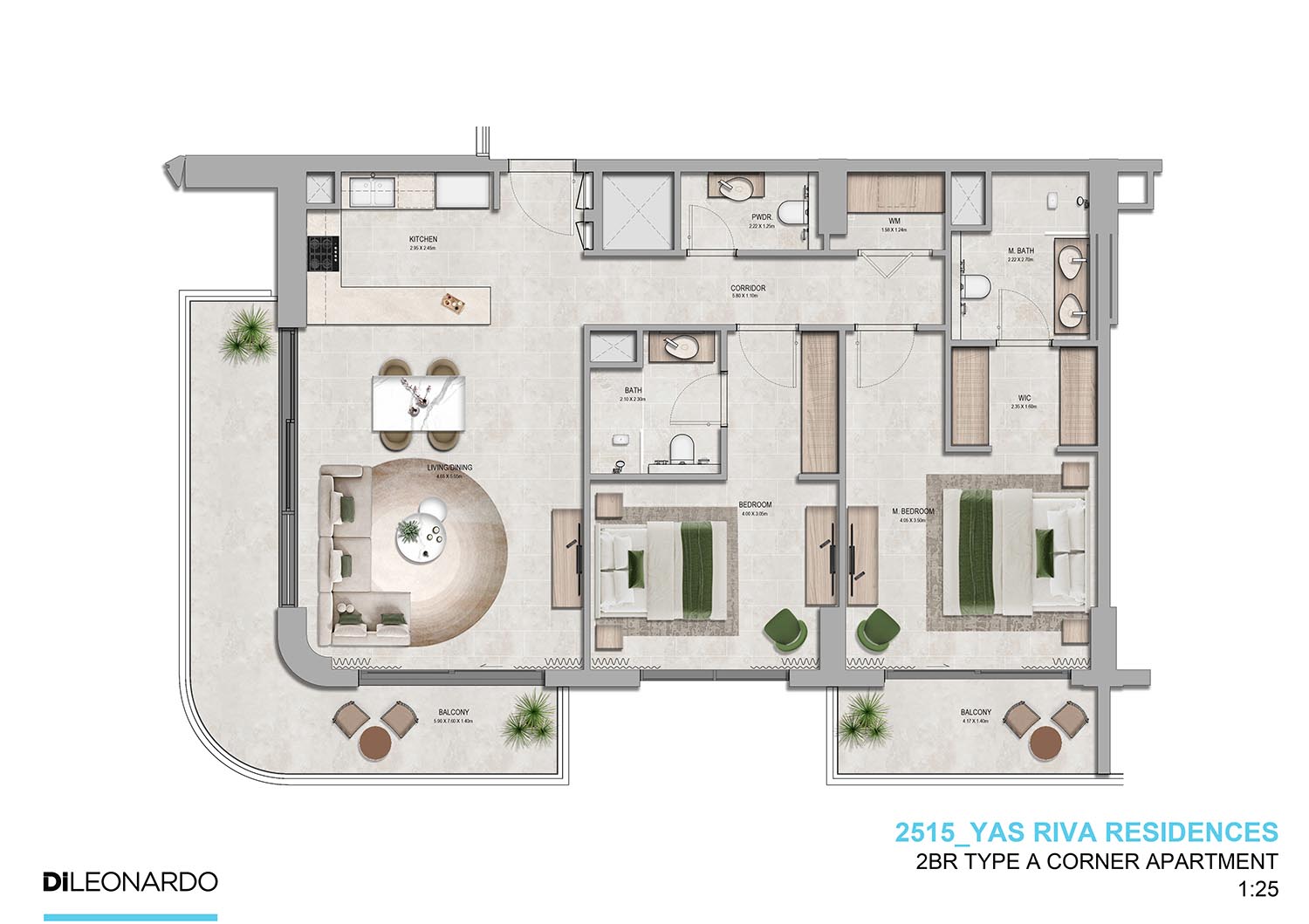 Yas Riva Residences floor plan 3