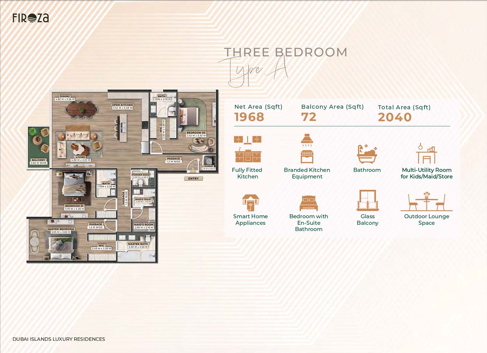 Firoza at Dubai Islands floor plan 4