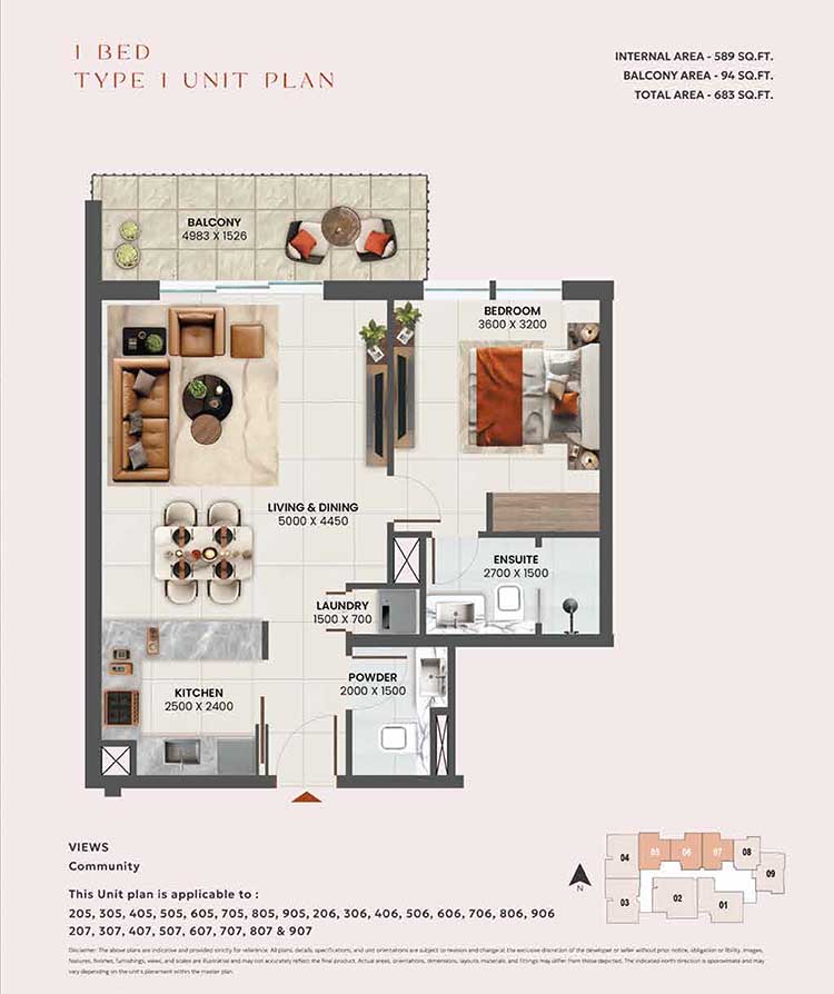 Sunvale by PRYSM floor plan 1