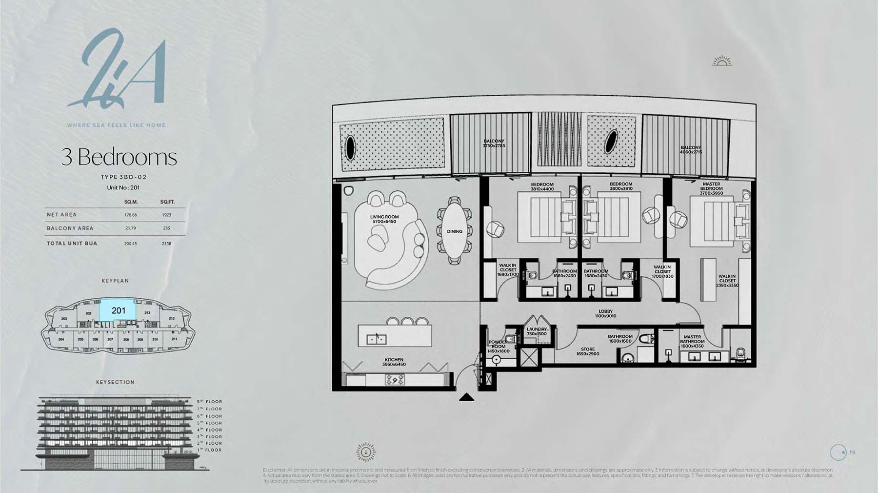 LIA at Dubai Islands floor plan 3