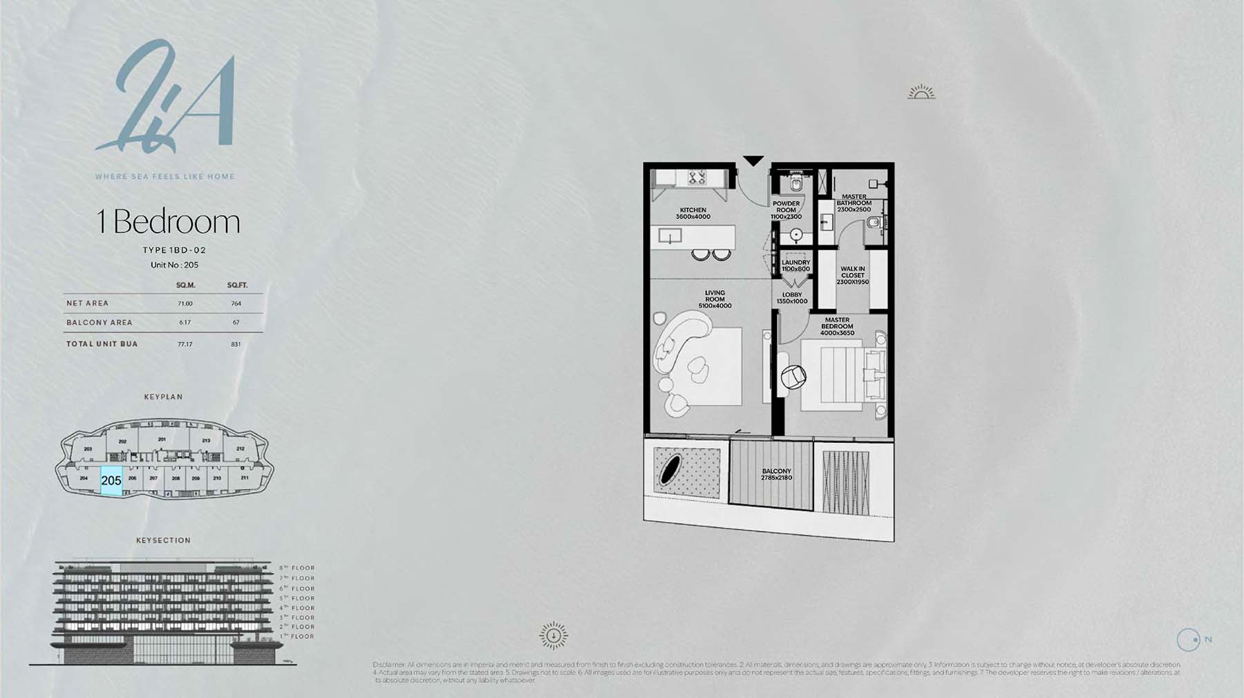 LIA at Dubai Islands floor plan 1