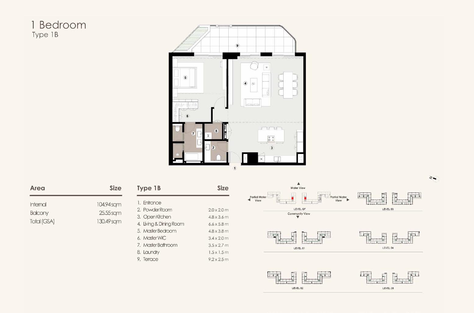 Bashayer Residences at Hudayriyat floor plan 1