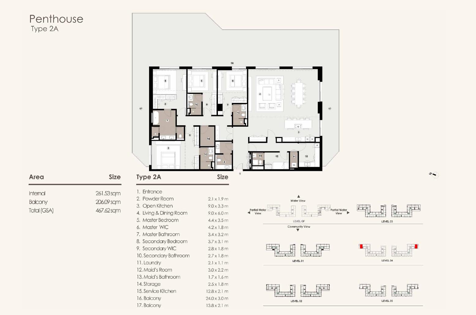 Bashayer Residences at Hudayriyat floor plan 4