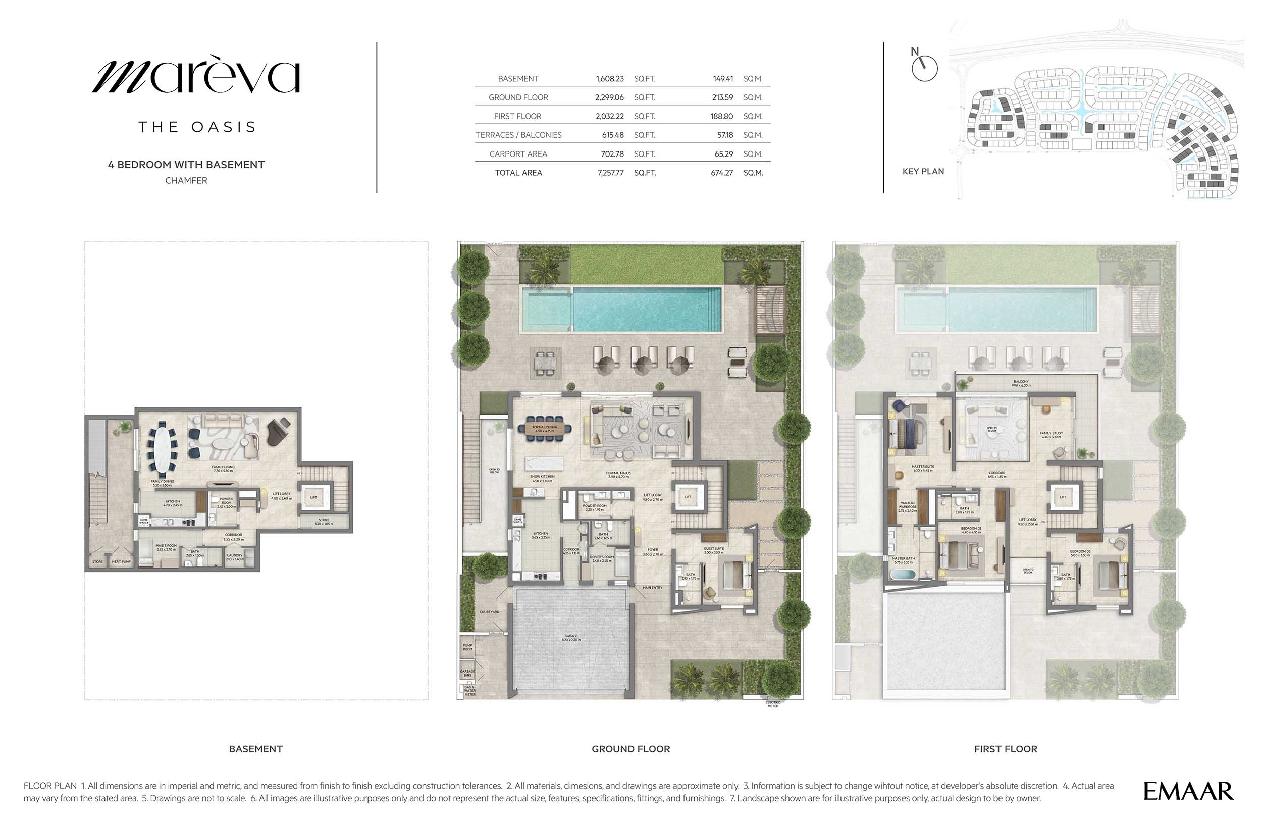 Mareva at The Oasis floor plan 1