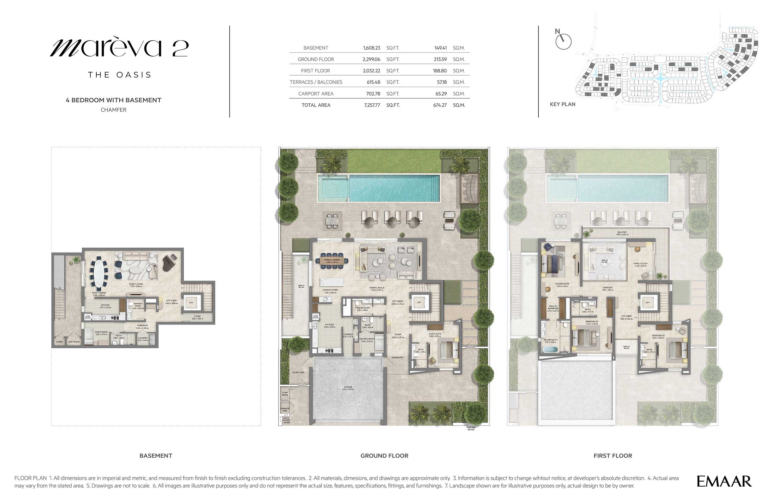 Mareva 2 at The Oasis floor plan 1