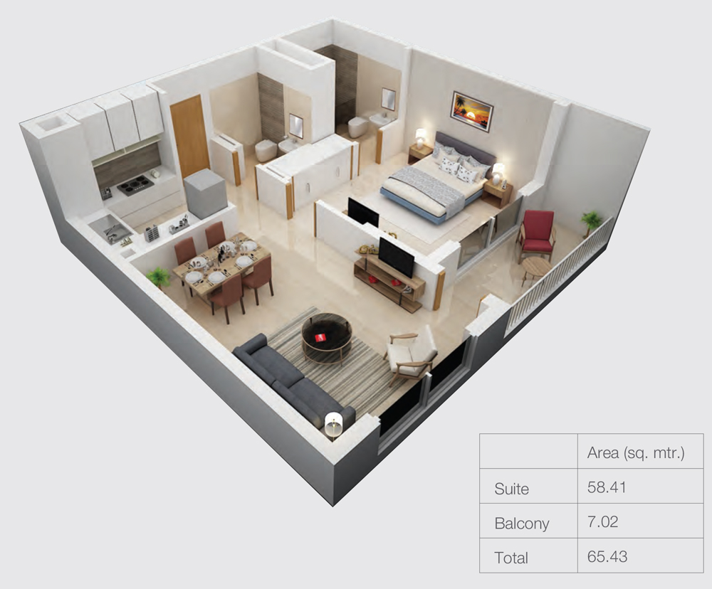 Genesis Residences floor plan 2