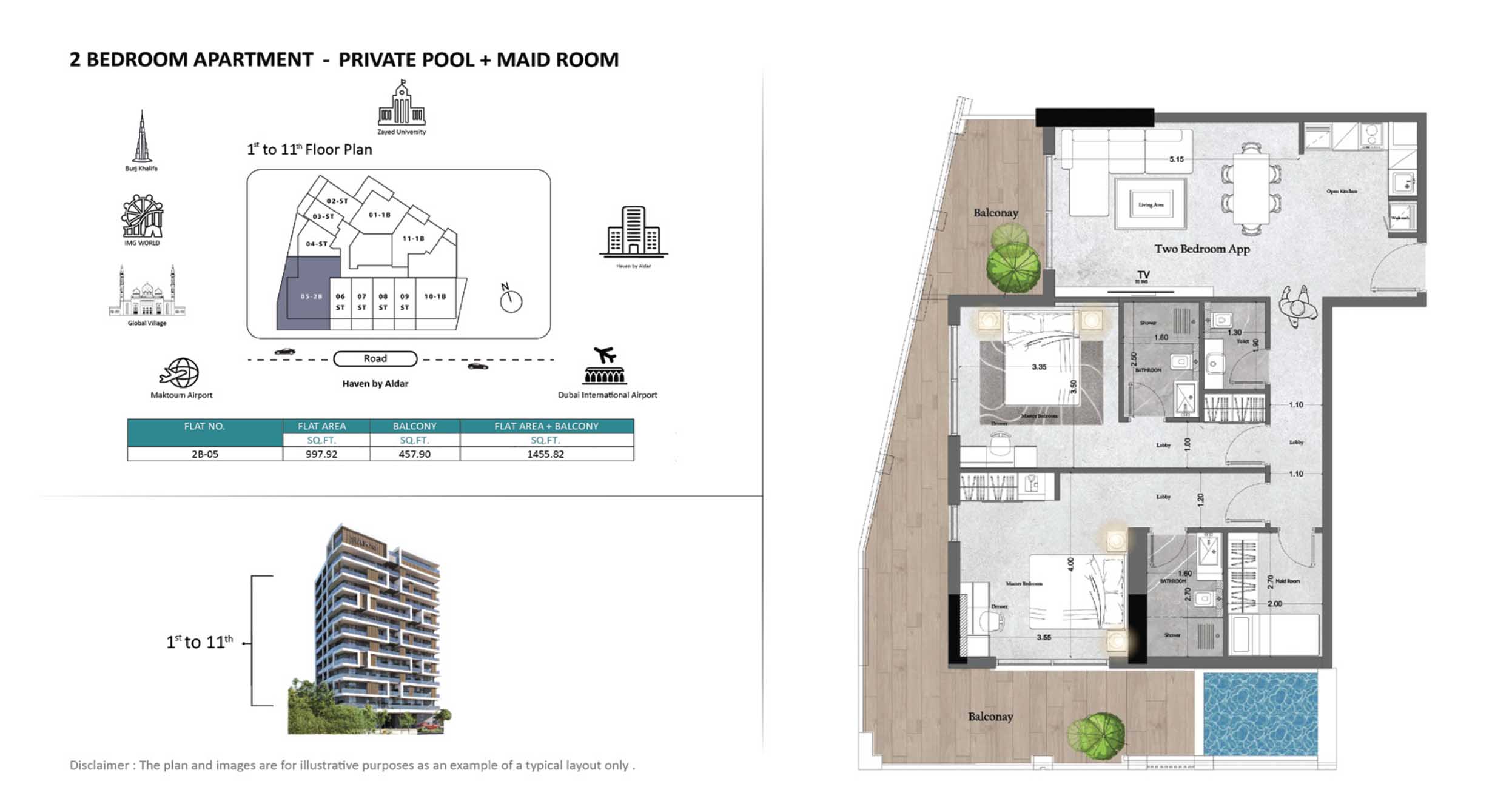 Saray Prime Residence at DLRC floor plan 3