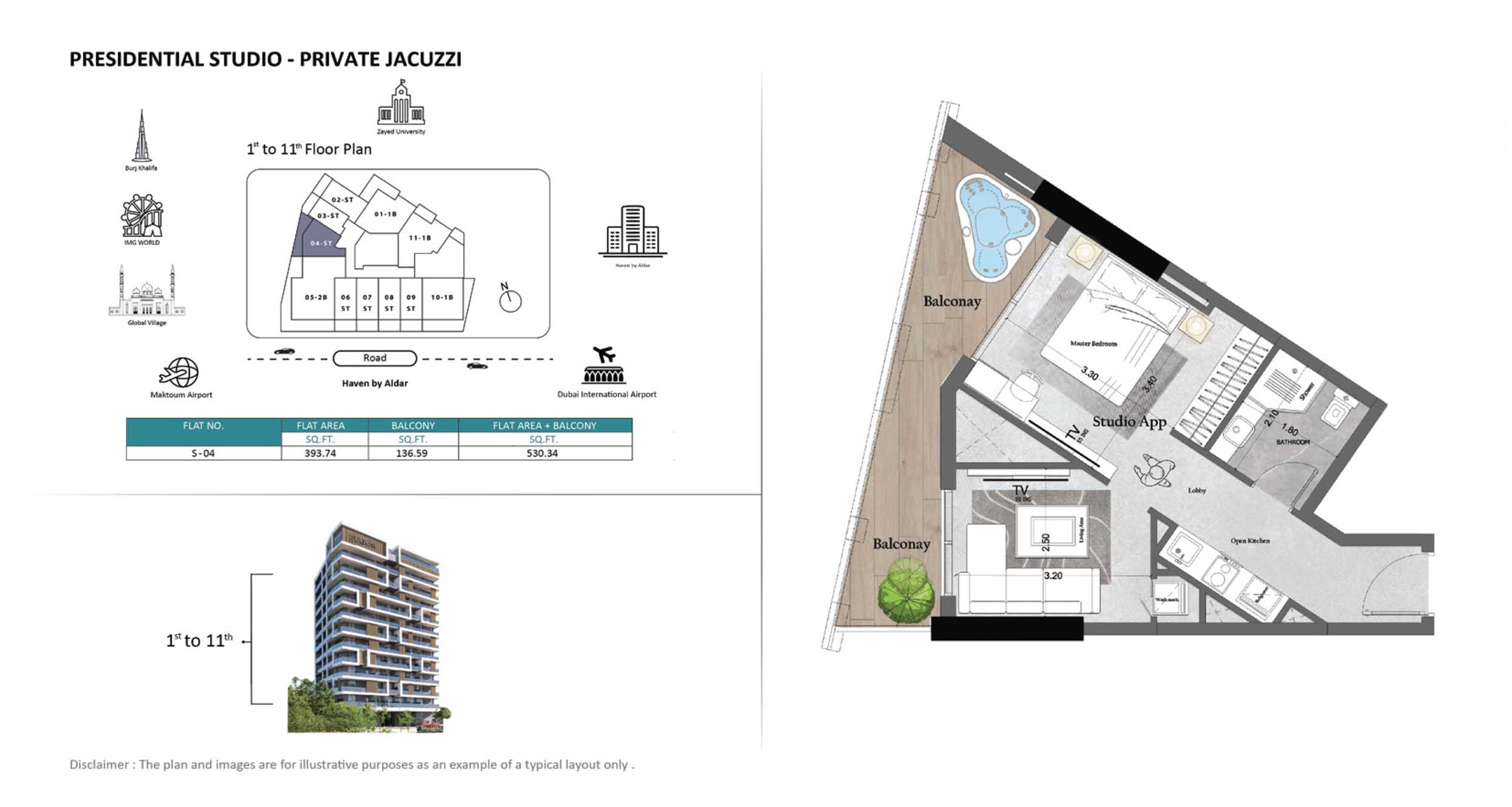 Saray Prime Residence at DLRC floor plan 1