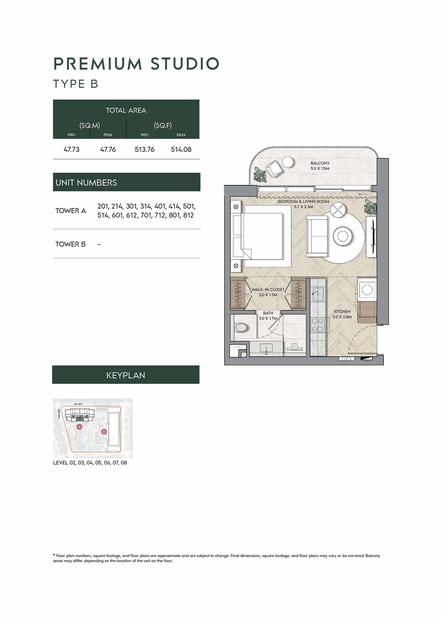 Nura at Mina Al Arab floor plan 1