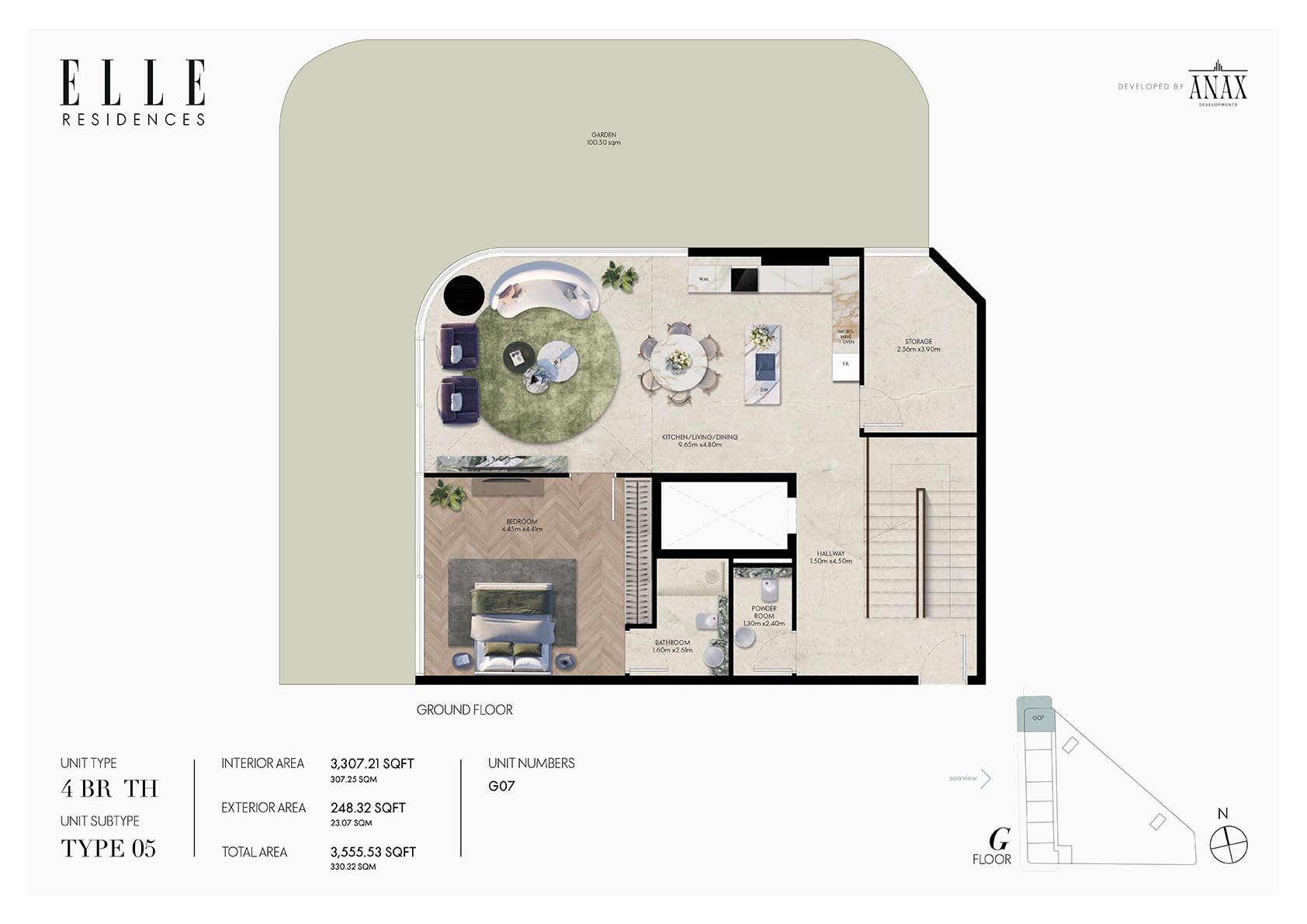 ELLE Residences at Dubai Islands floor plan 5