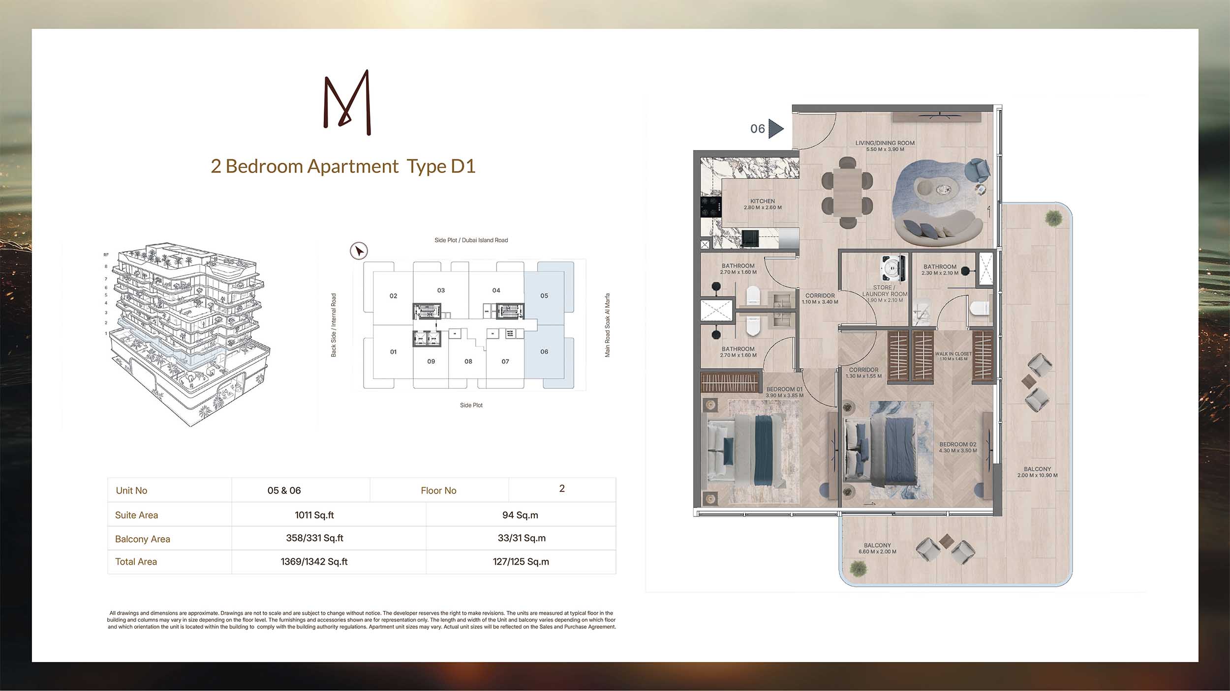Meriden Beach Residences at Dubai Islands floor plan 2