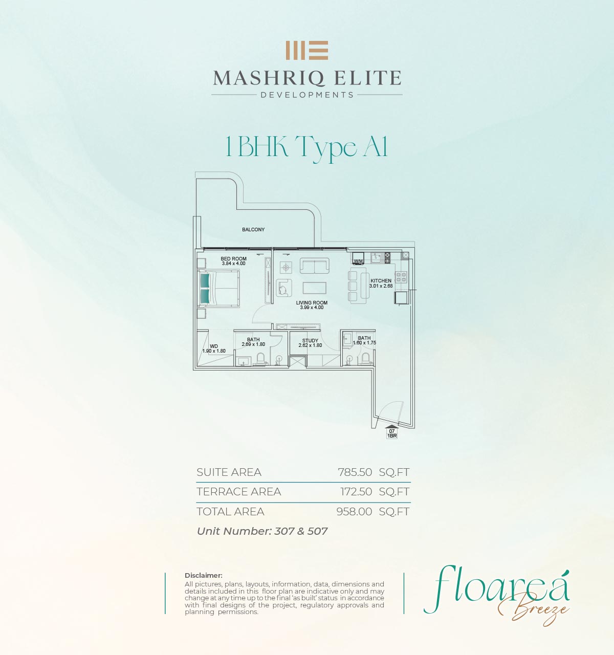 Floarea Breeze at Dubai Islands floor plan 1
