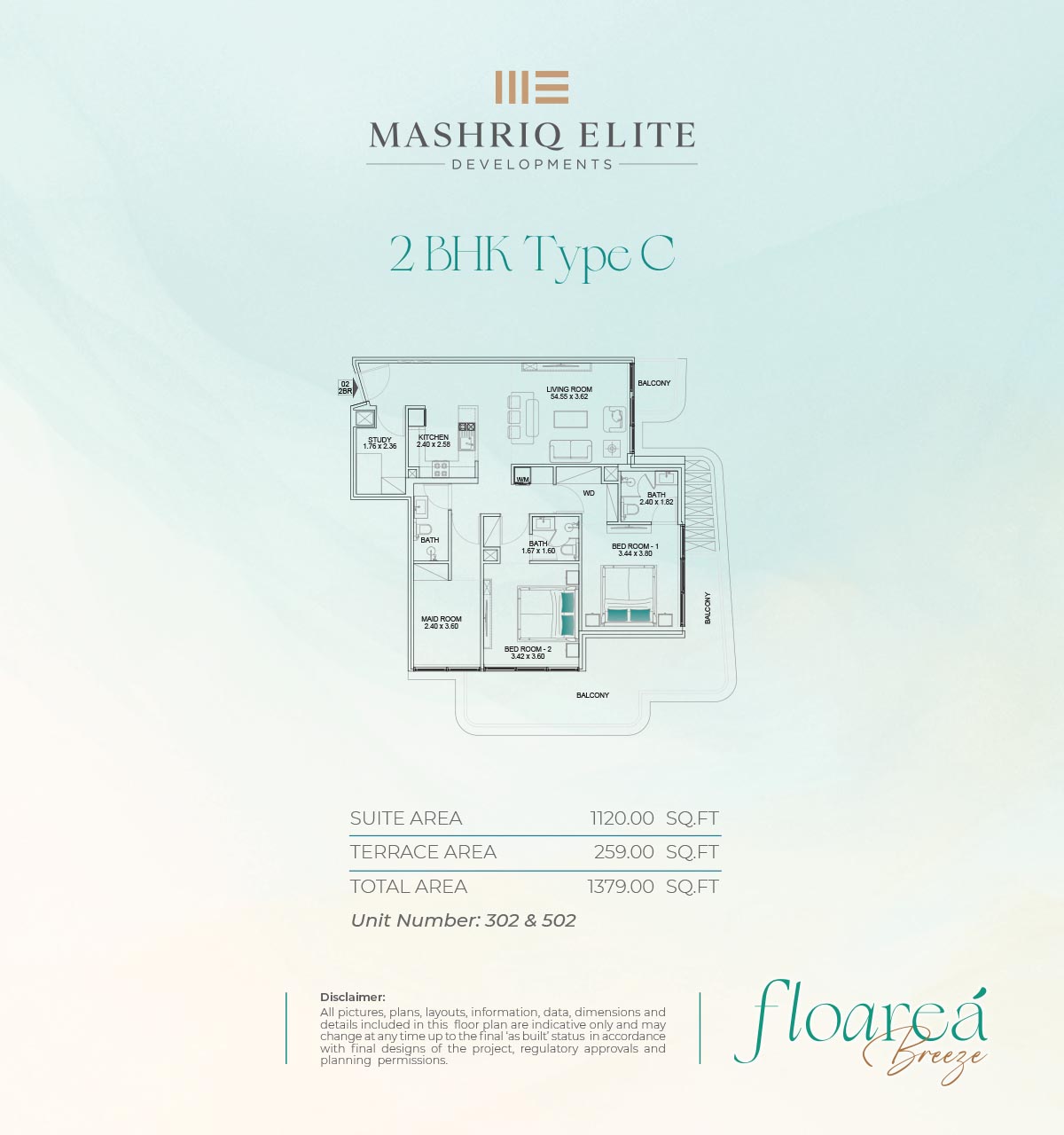 Floarea Breeze at Dubai Islands floor plan 3