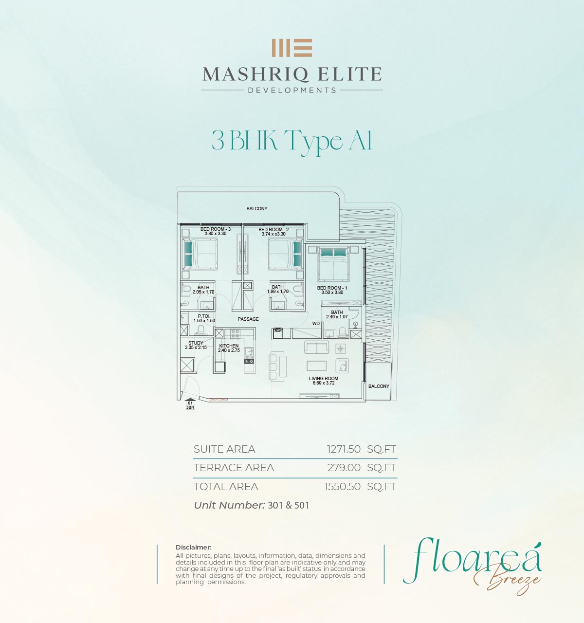 Floarea Breeze at Dubai Islands floor plan 4