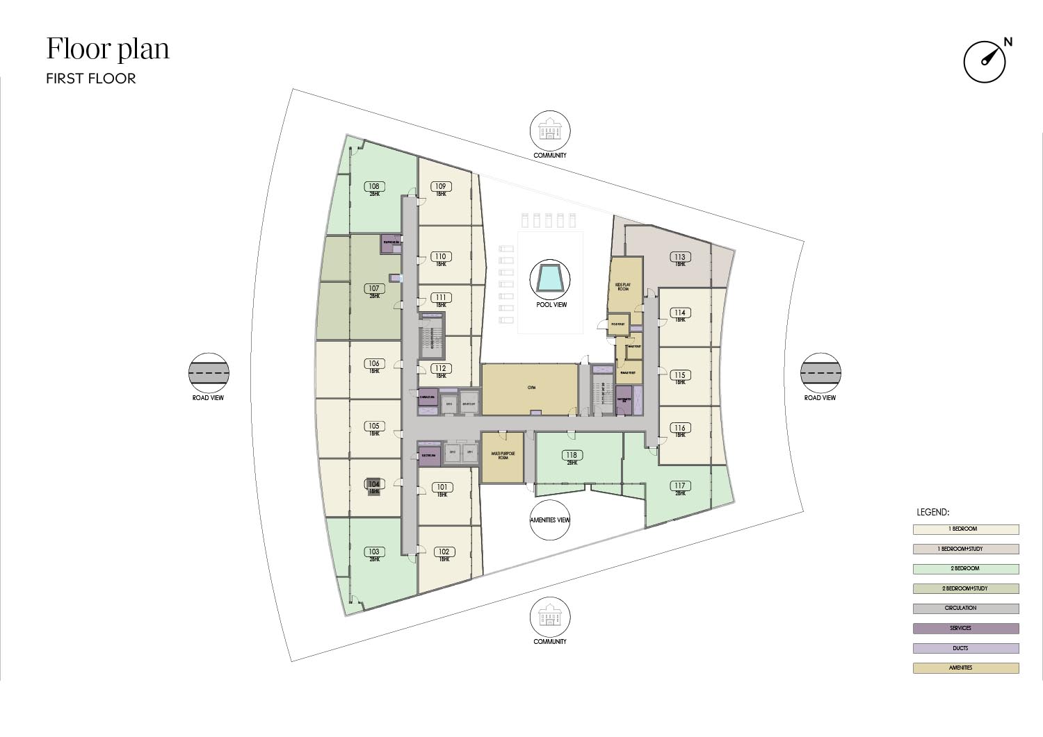 Samana Greenfield floor plan 2
