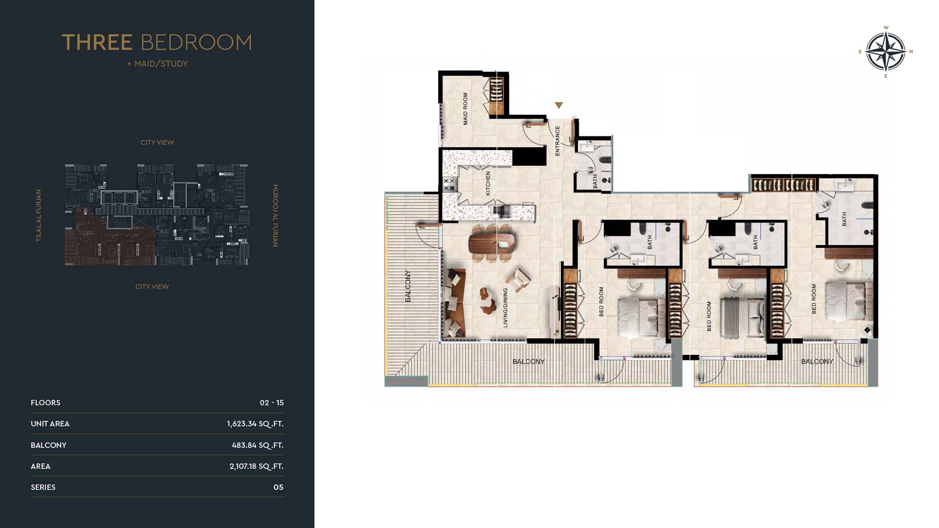 Kingdom Gate at Al Furjan floor plan 4