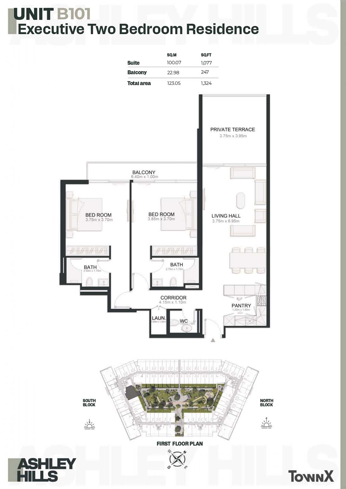 Ashley Hills at Arjan floor plan 3