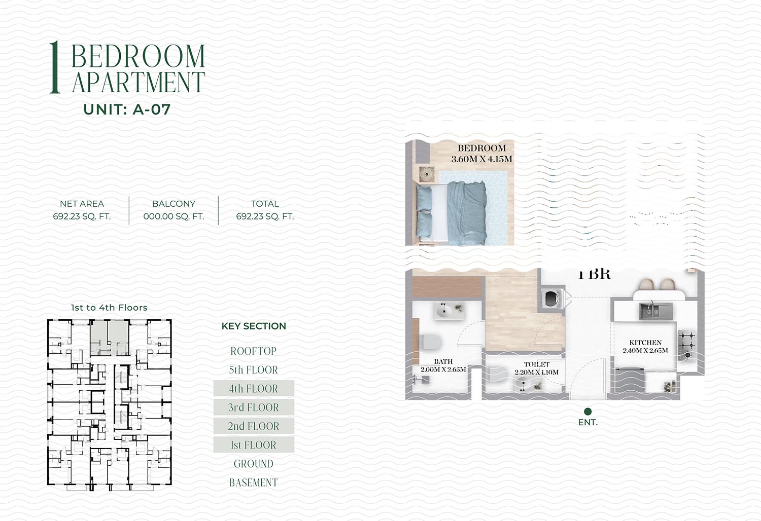 White Opals by AIZN floor plan 1