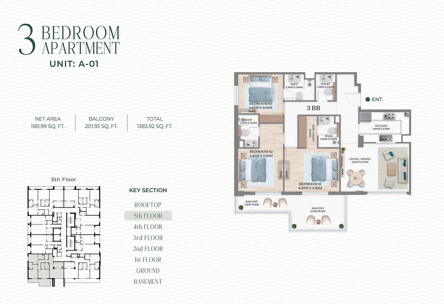 White Opals by AIZN floor plan 3