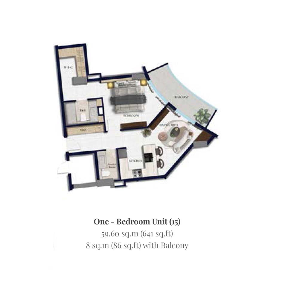 Xenia Residence at JVC floor plan 2
