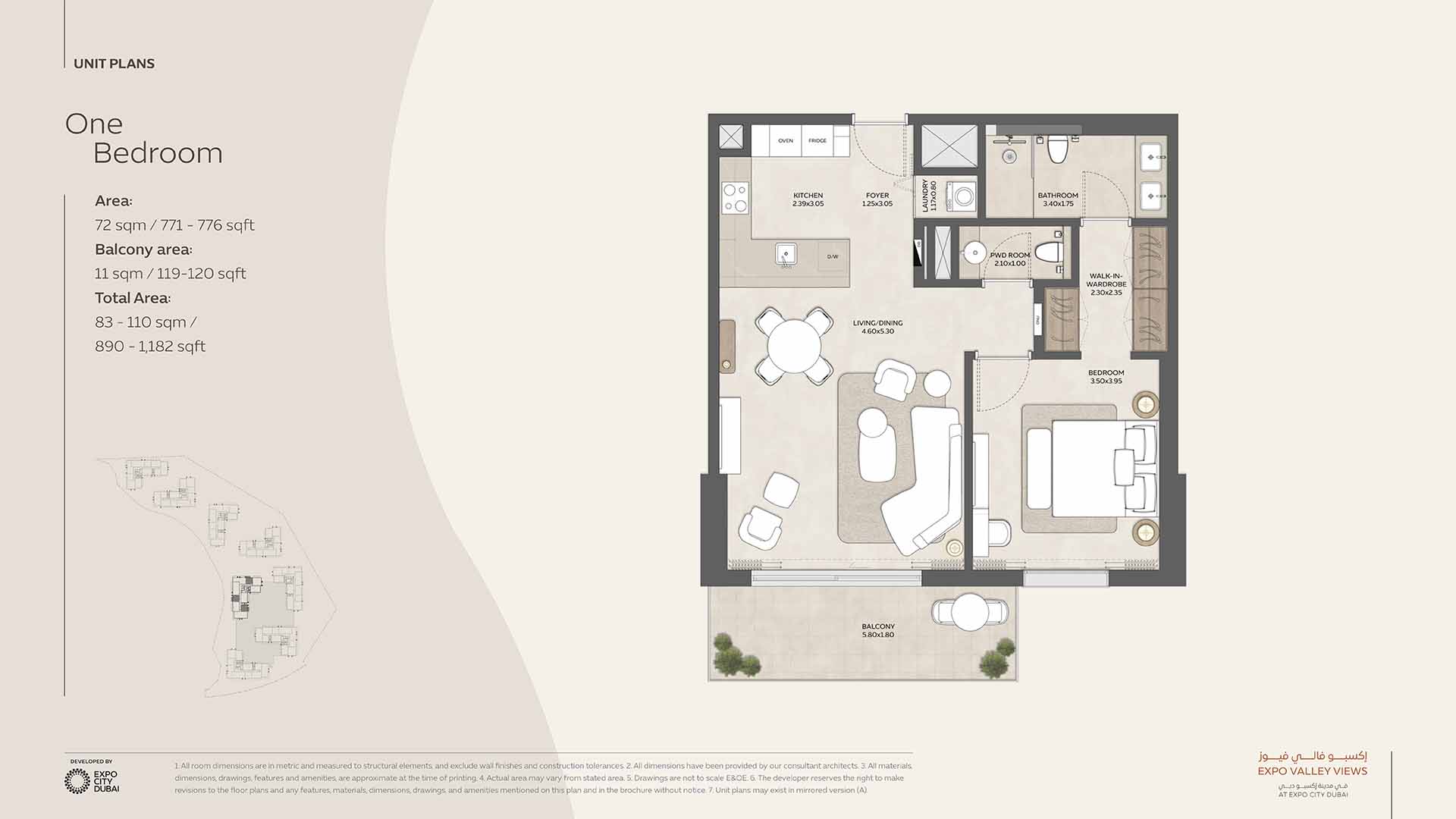 Mahra at Expo Valley Views floor plan 1