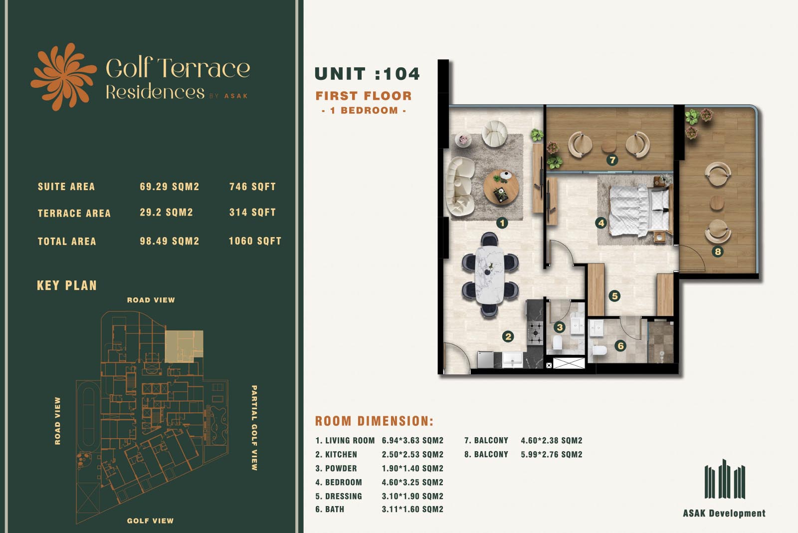 Golf Terrace Residences floor plan 2