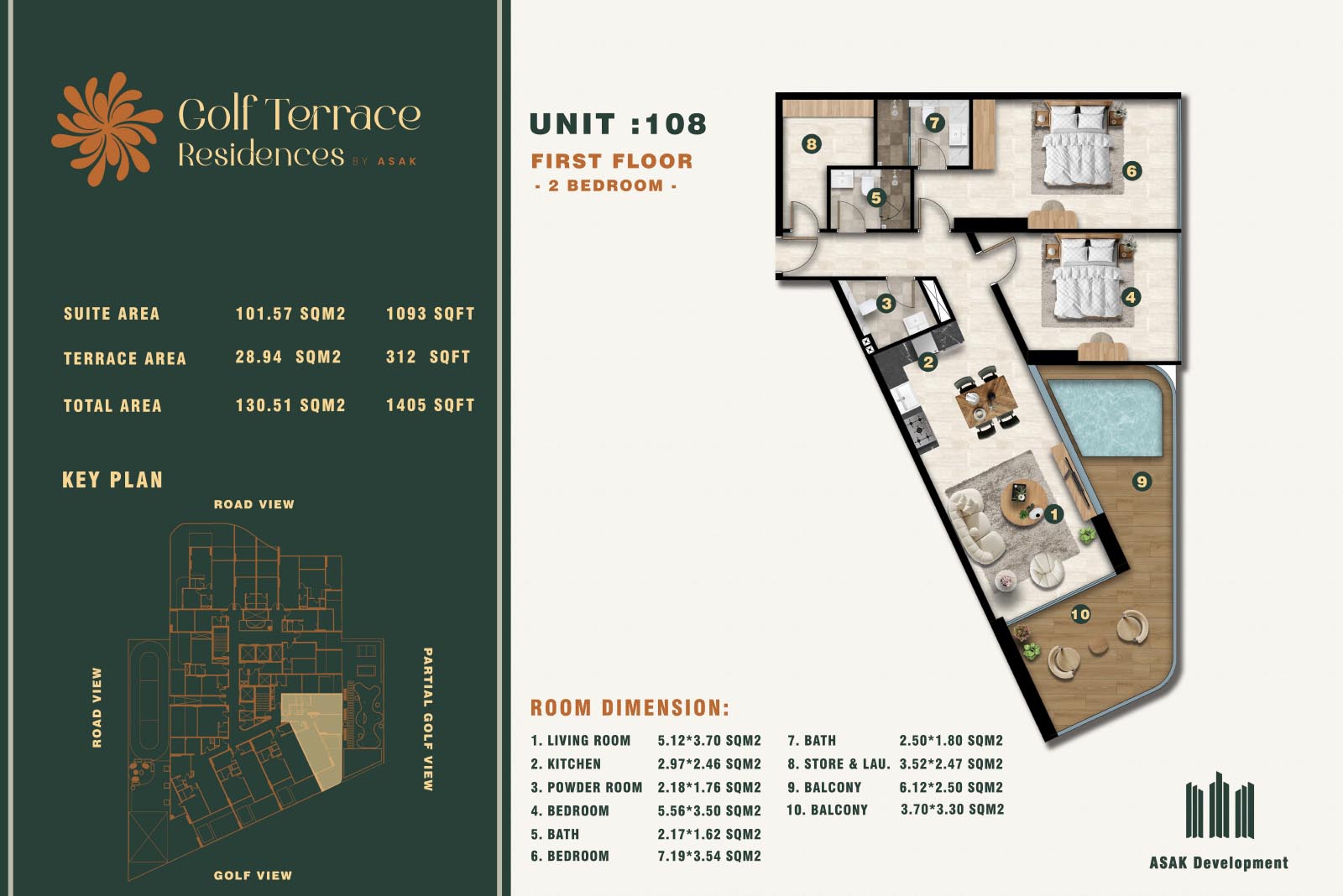 Golf Terrace Residences floor plan 4