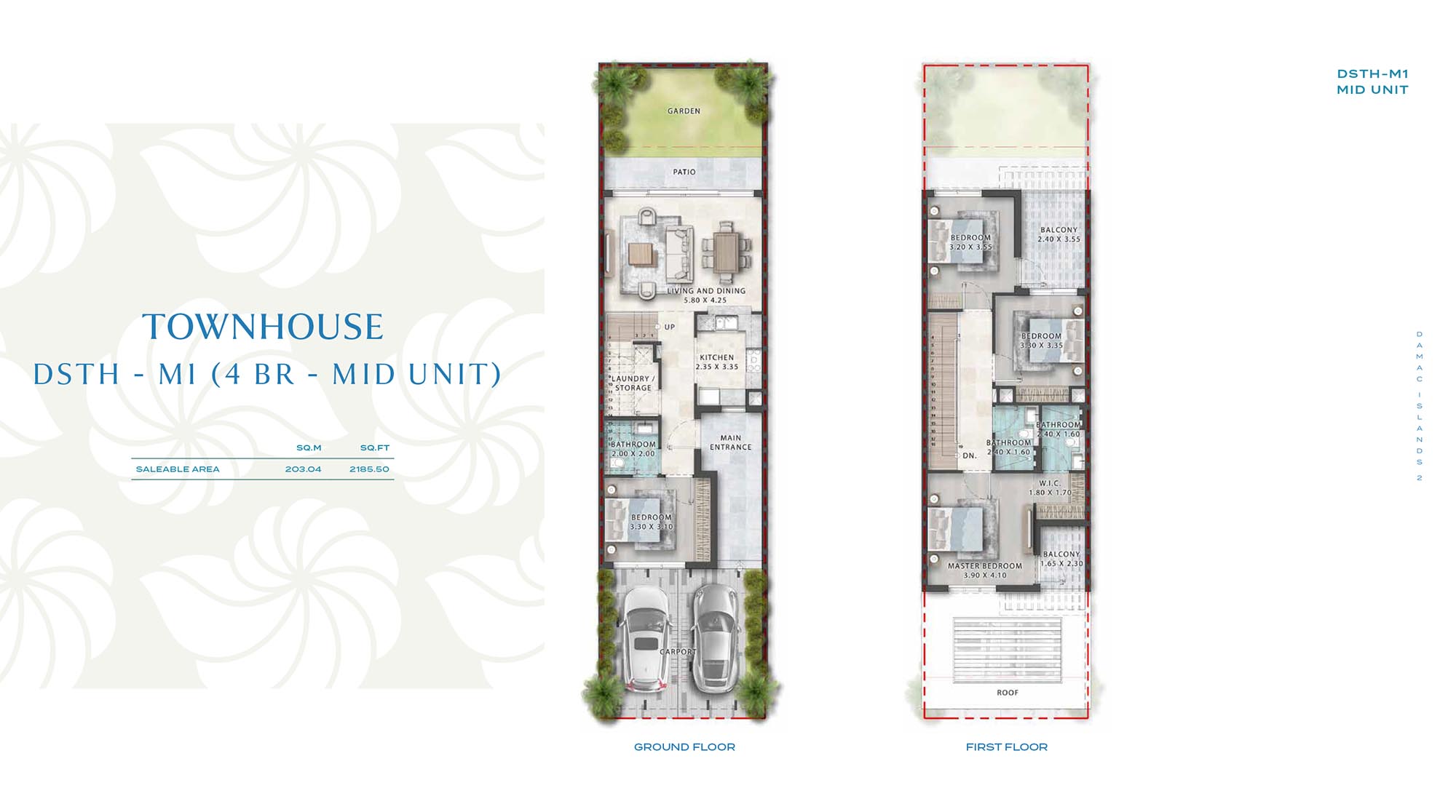 Cuba at Damac Islands 2 floor plan 1