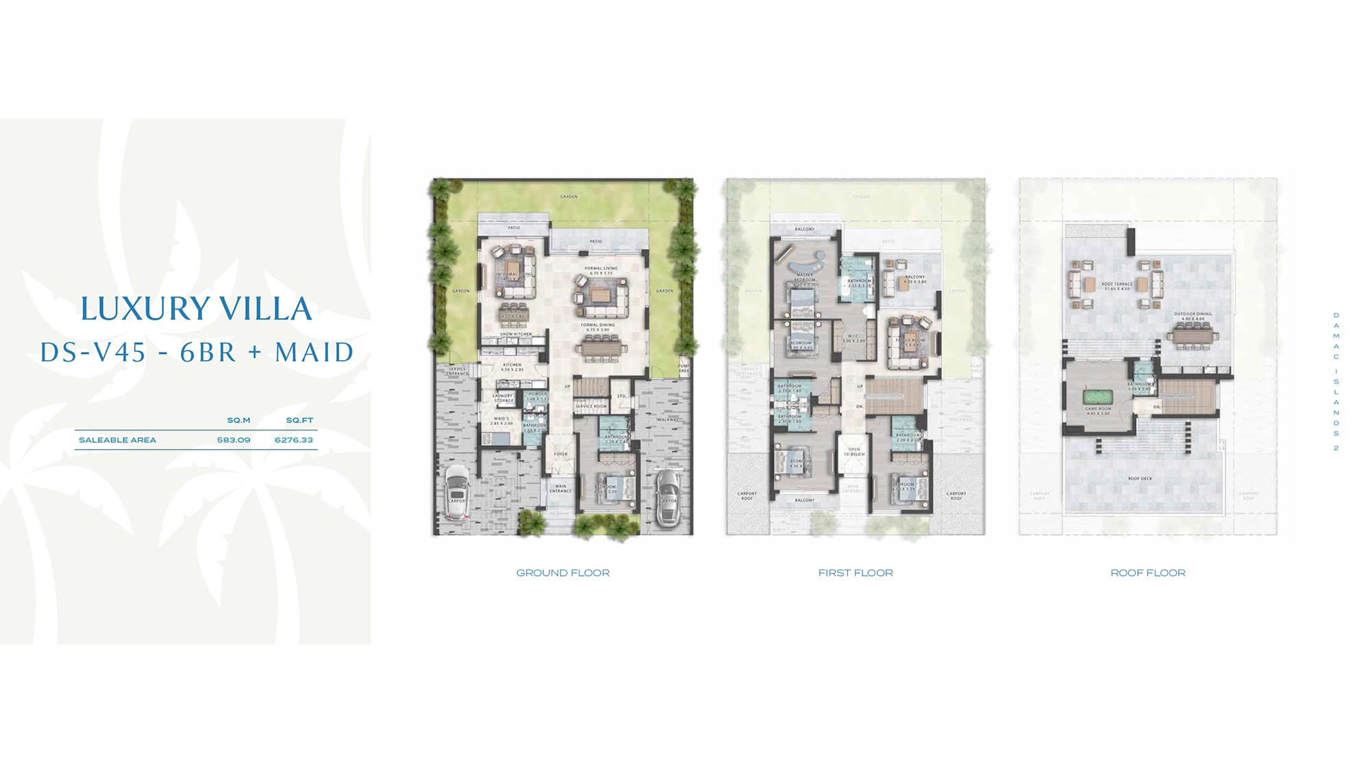 Cuba at Damac Islands 2 floor plan 4