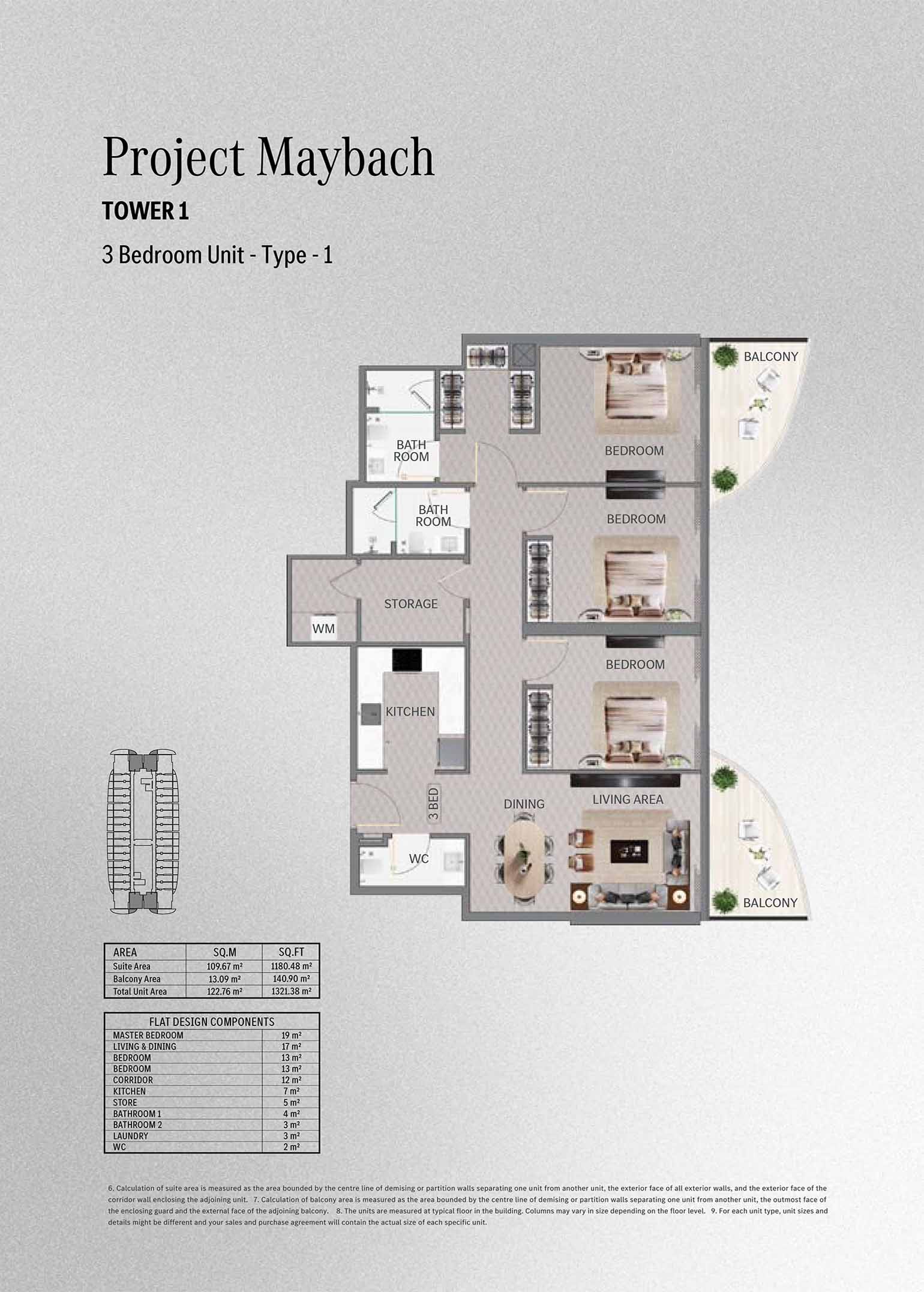 Binghatti Maybach floor plan 4