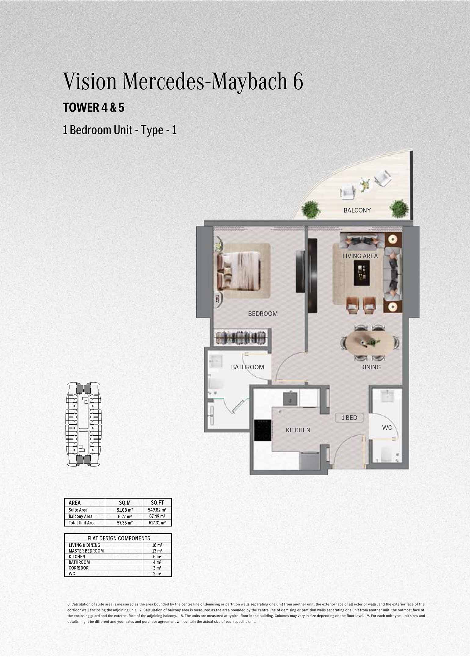 Binghatti Maybach 6 floor plan 2