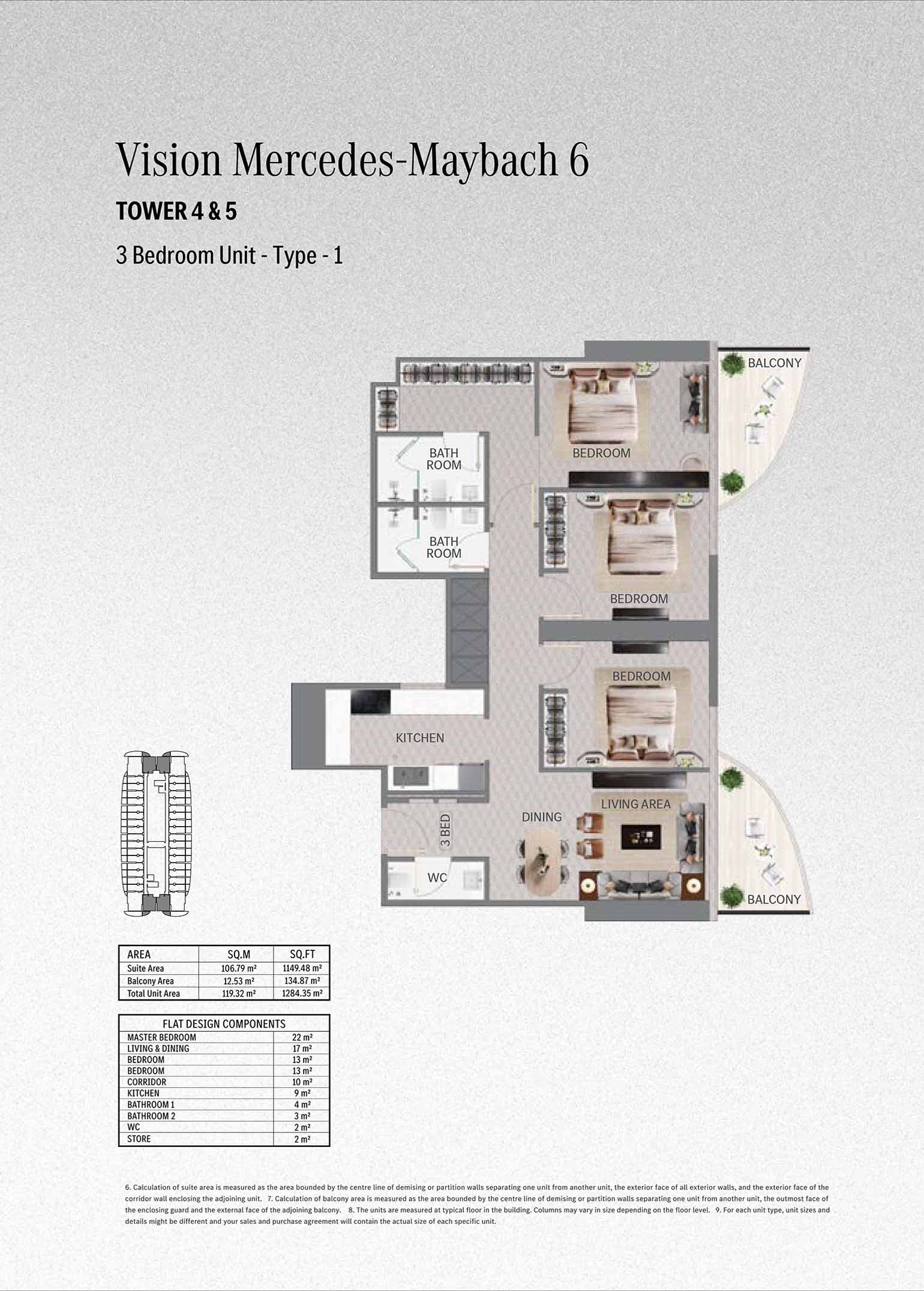 Binghatti Maybach 6 floor plan 4