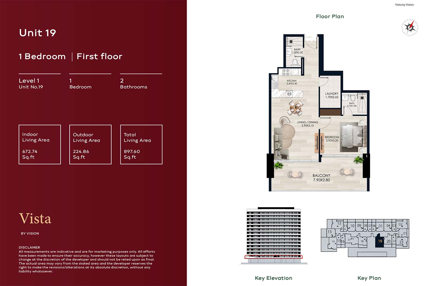 Vista by Vision floor plan 2