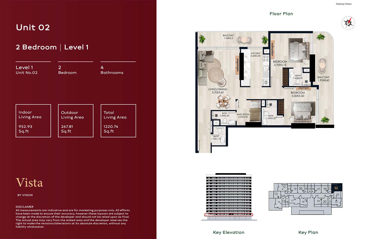 Vista by Vision floor plan 4
