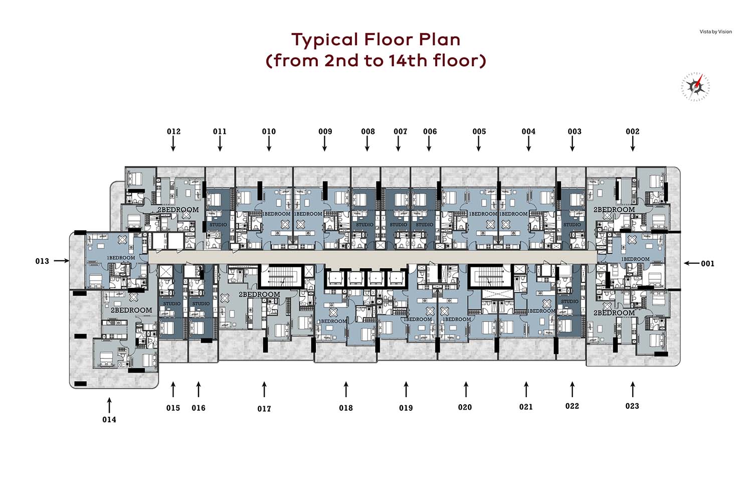 Vista by Vision floor plan 3