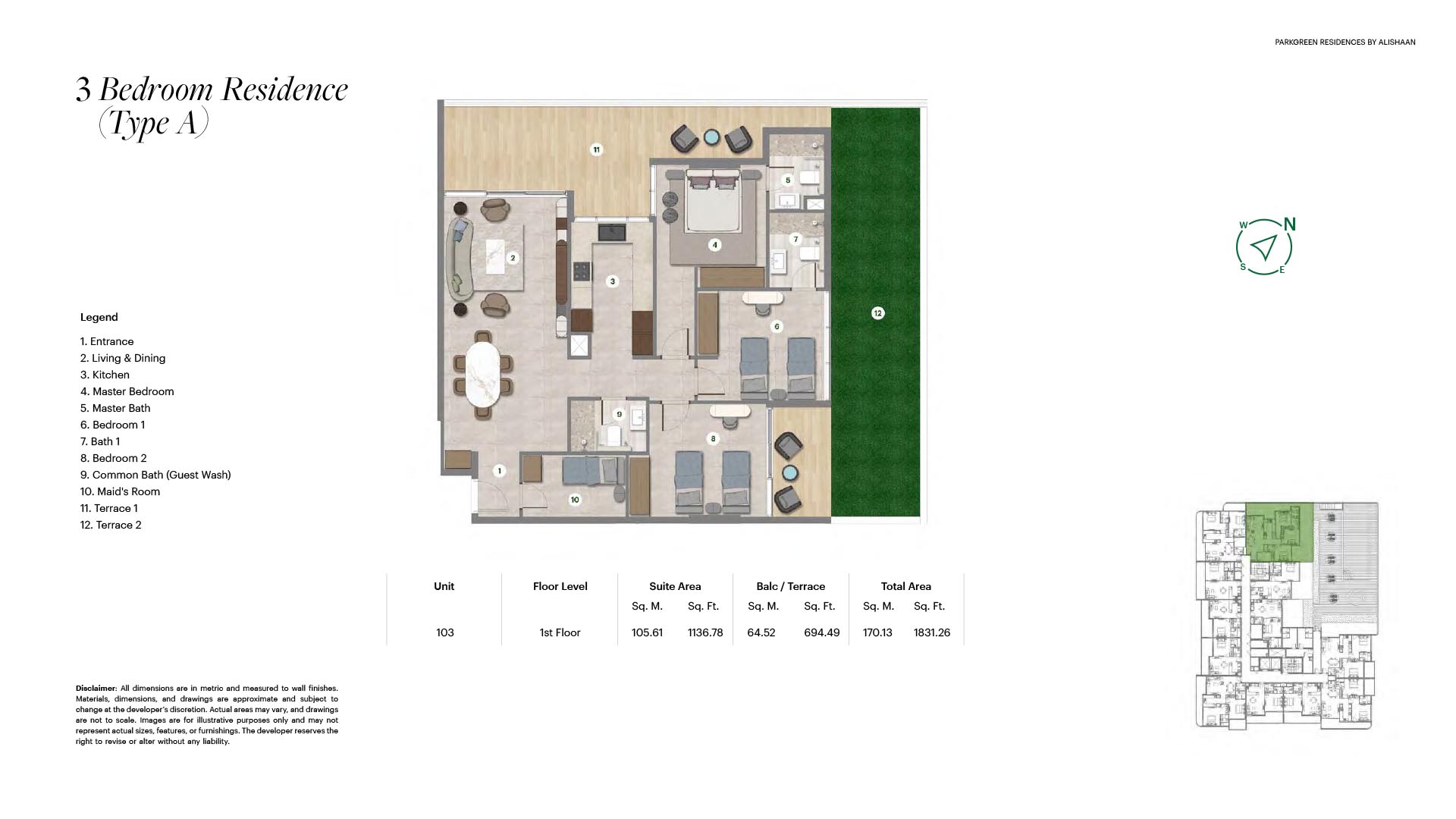 Parkgreen Residences by Alishaan floor plan 4