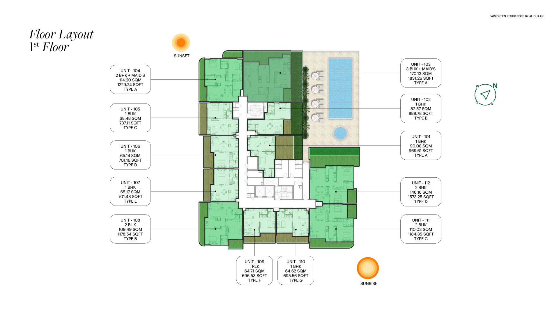 Parkgreen Residences by Alishaan floor plan 2