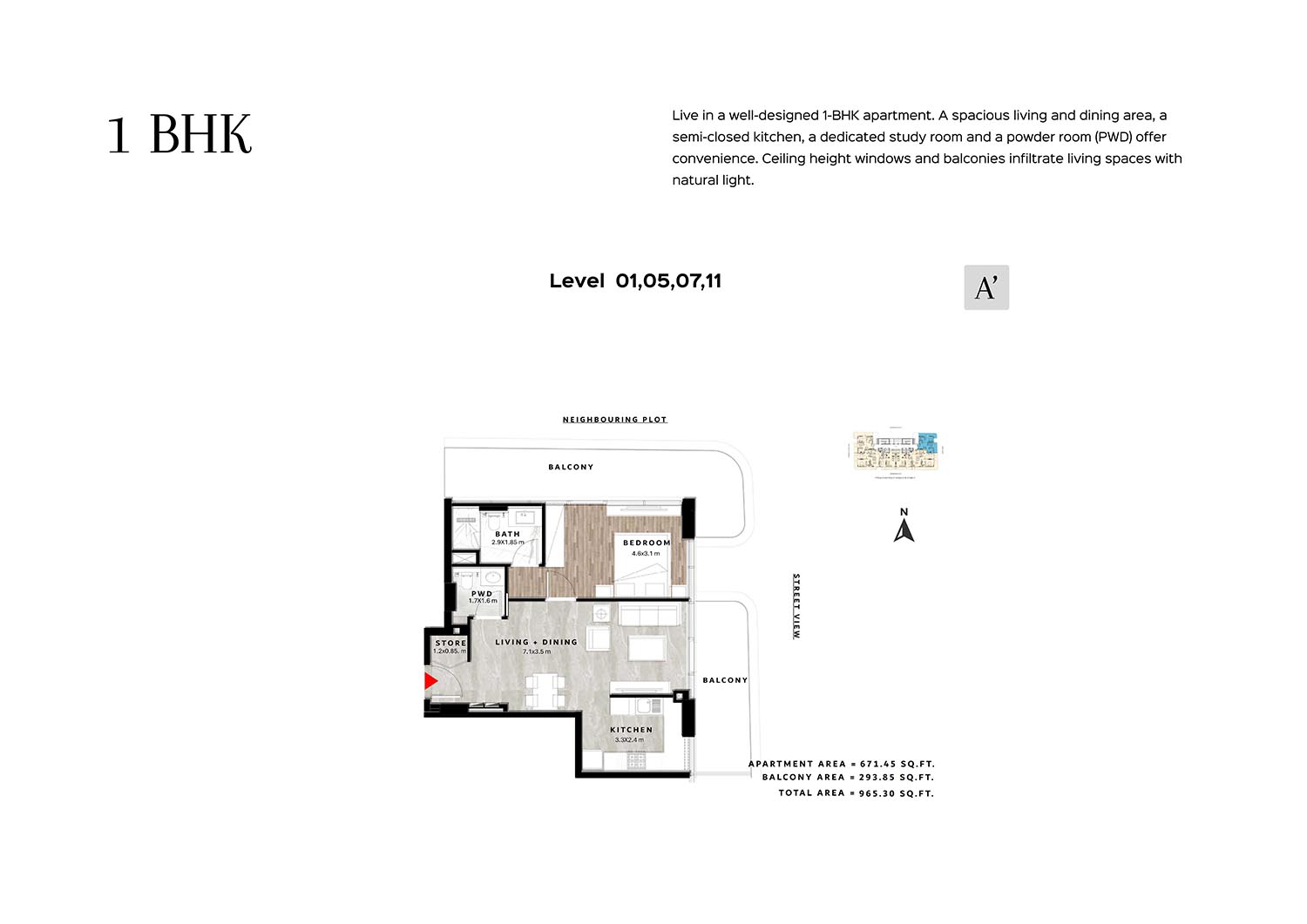 Repose Residence floor plan 1
