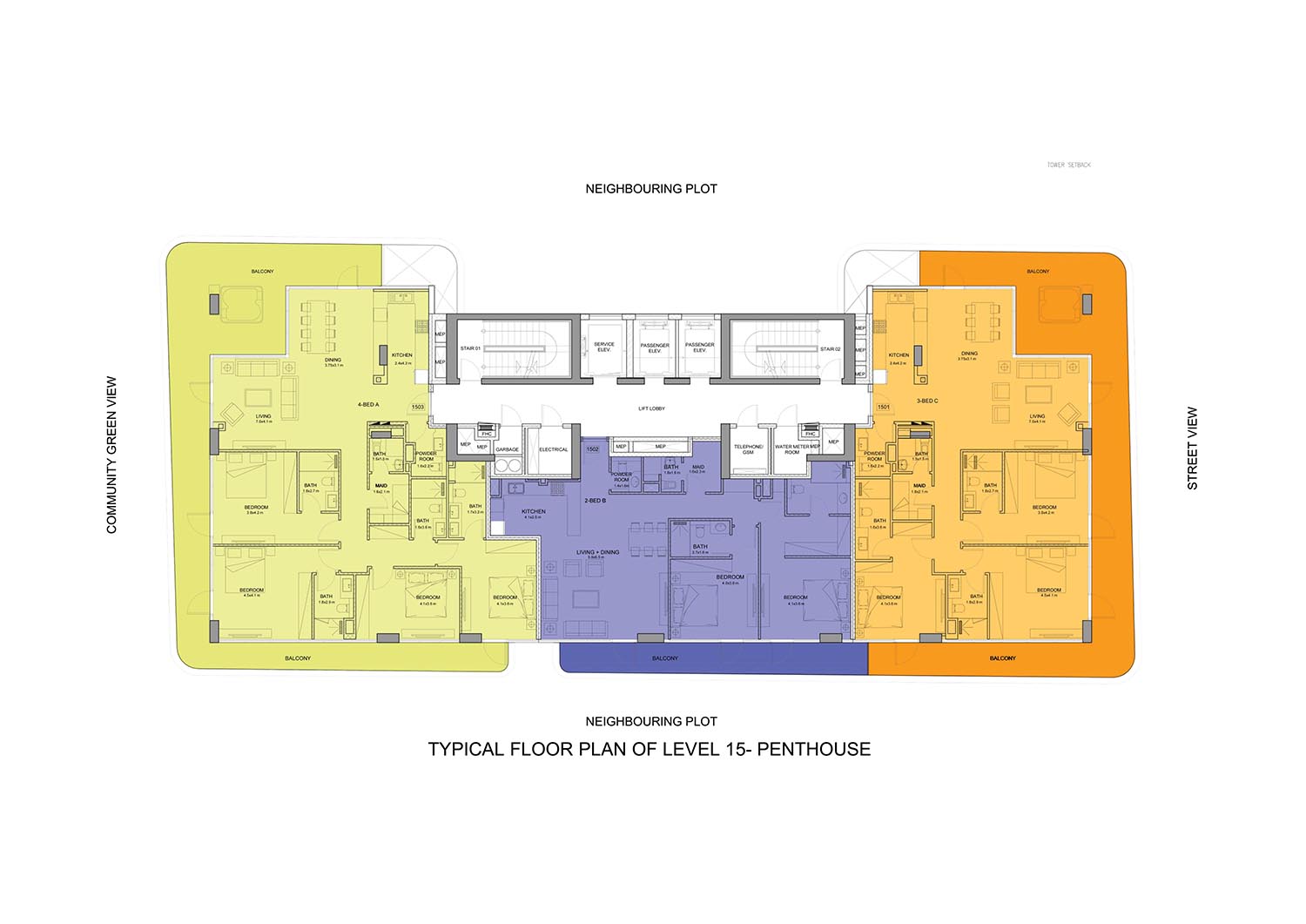 Repose Residence floor plan 3