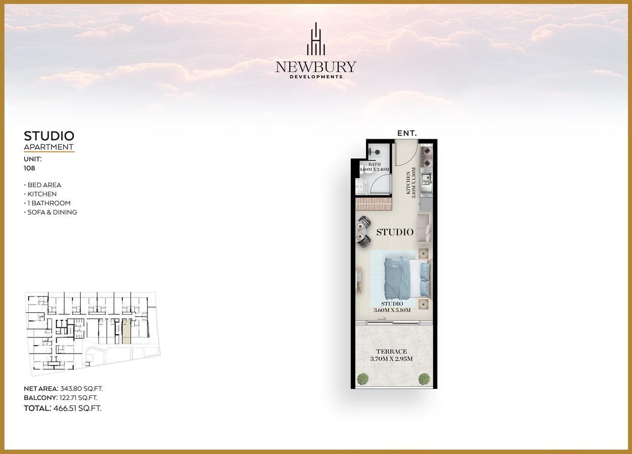 Chapter 01 by Newbury floor plan 1